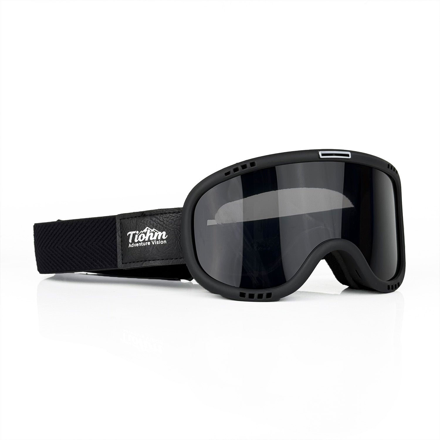 Motorcycle Goggles For Nearsighted Riders High-definition Large Lens Breathable And Windproof Black And Gray