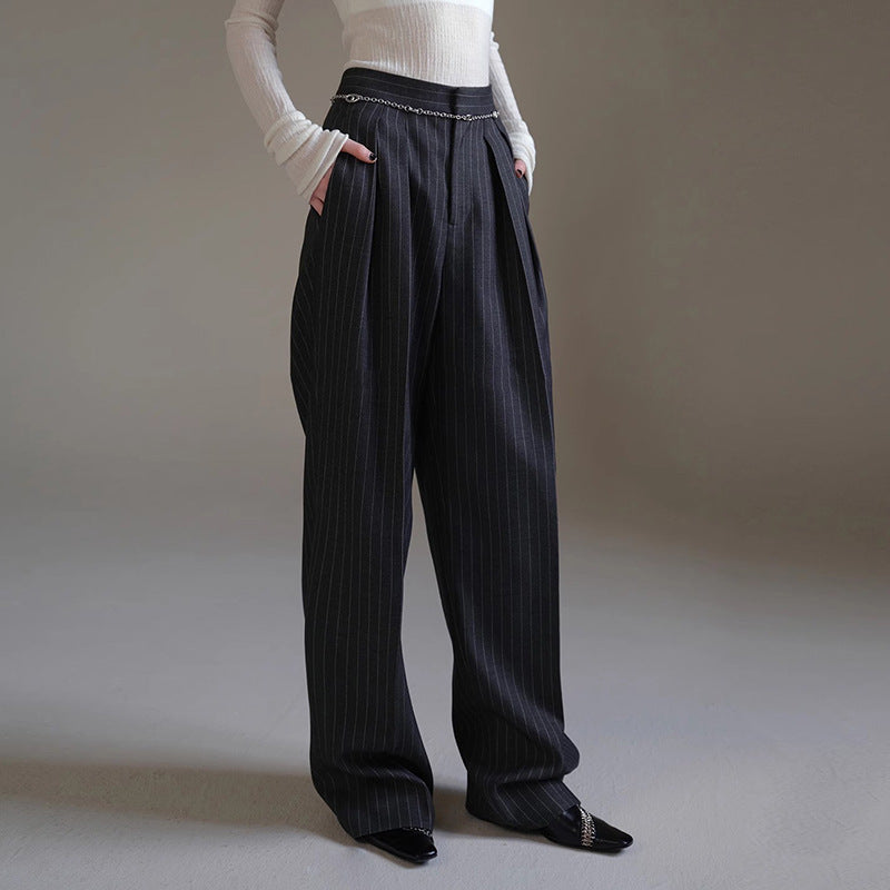 Striped Suit Pants