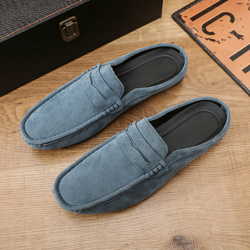 Men's Casual Half Slippers Blue