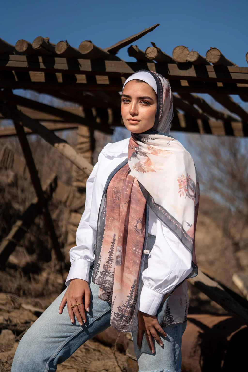 Satin Hijab Printed Shawl Headscarf 37style Above 175cm