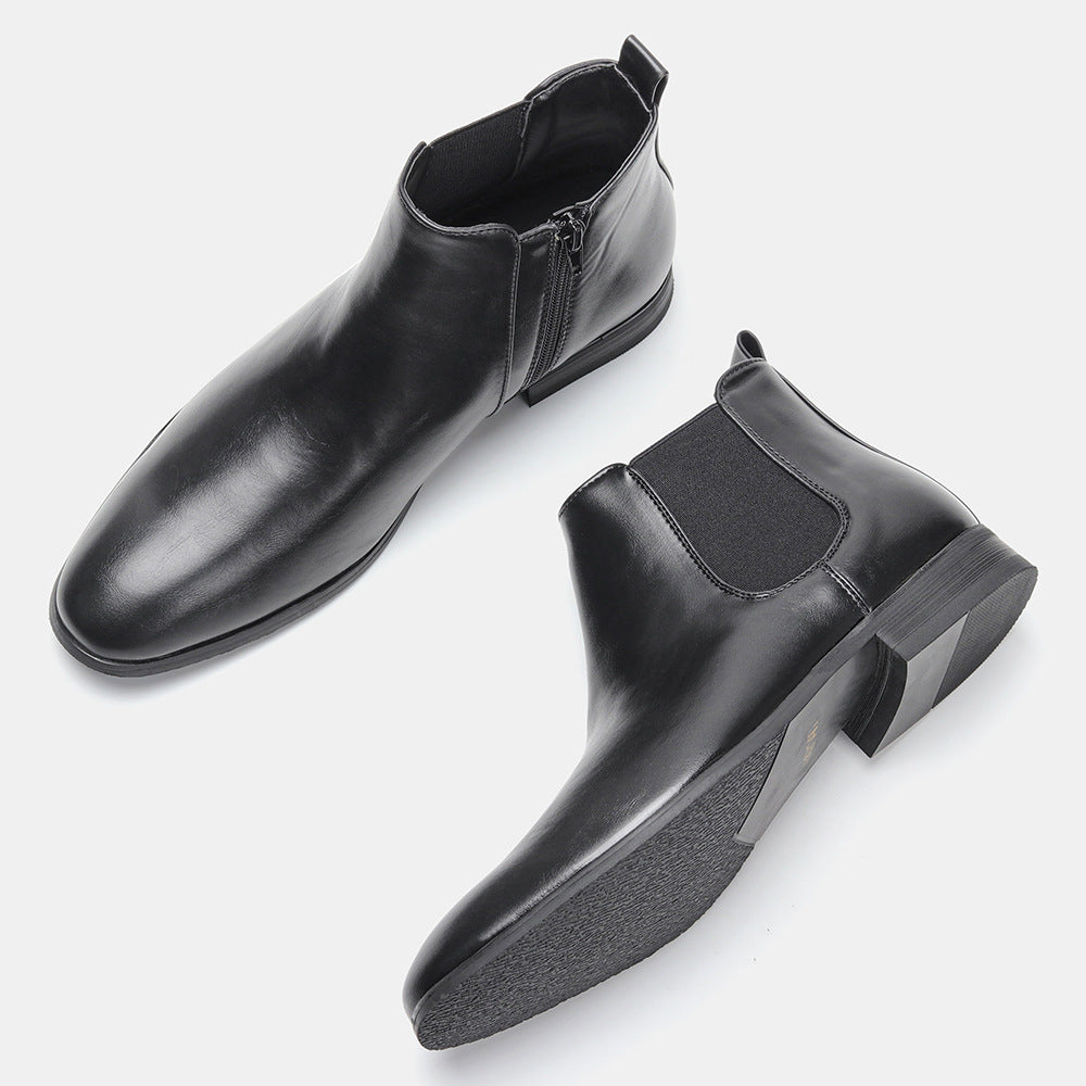 Plus Size Chelsea Boots Black DX213