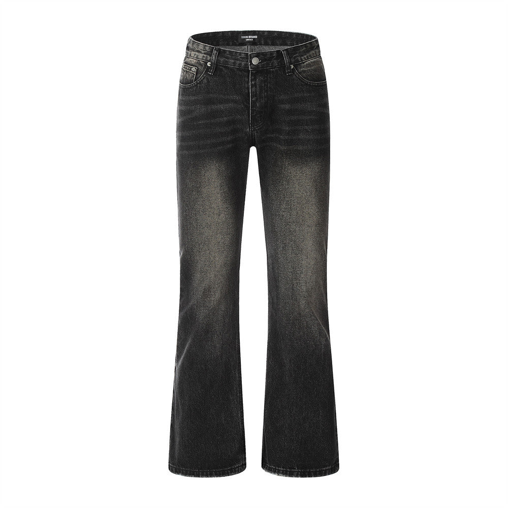 Fashionable Denim Pants For Men Black And Gray