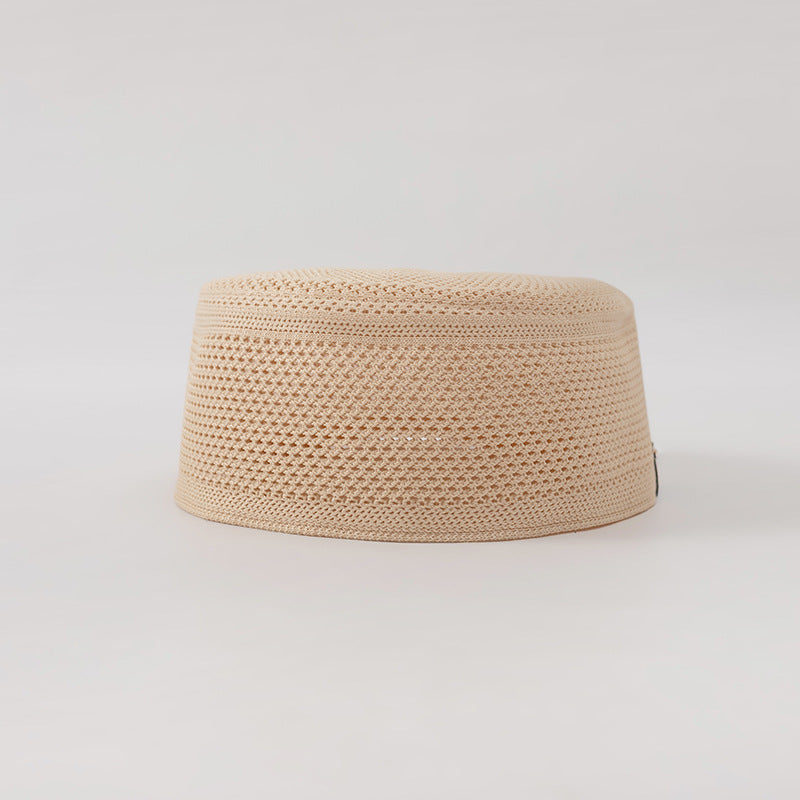 Muslim Ethnic Worship Cap Beige
