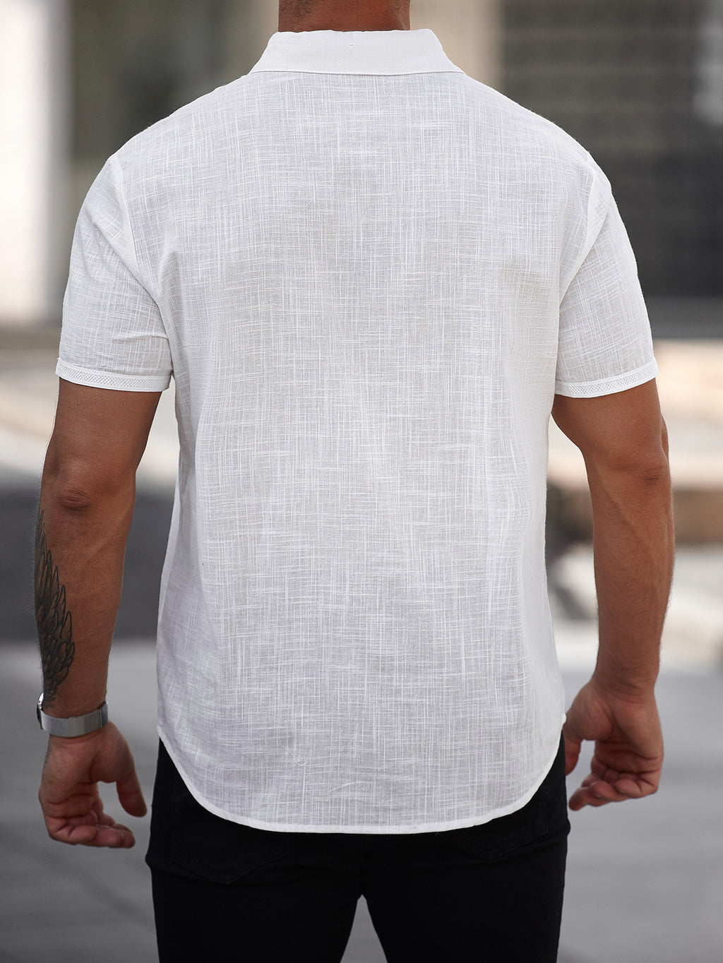 Cotton Shirt With A Pocket