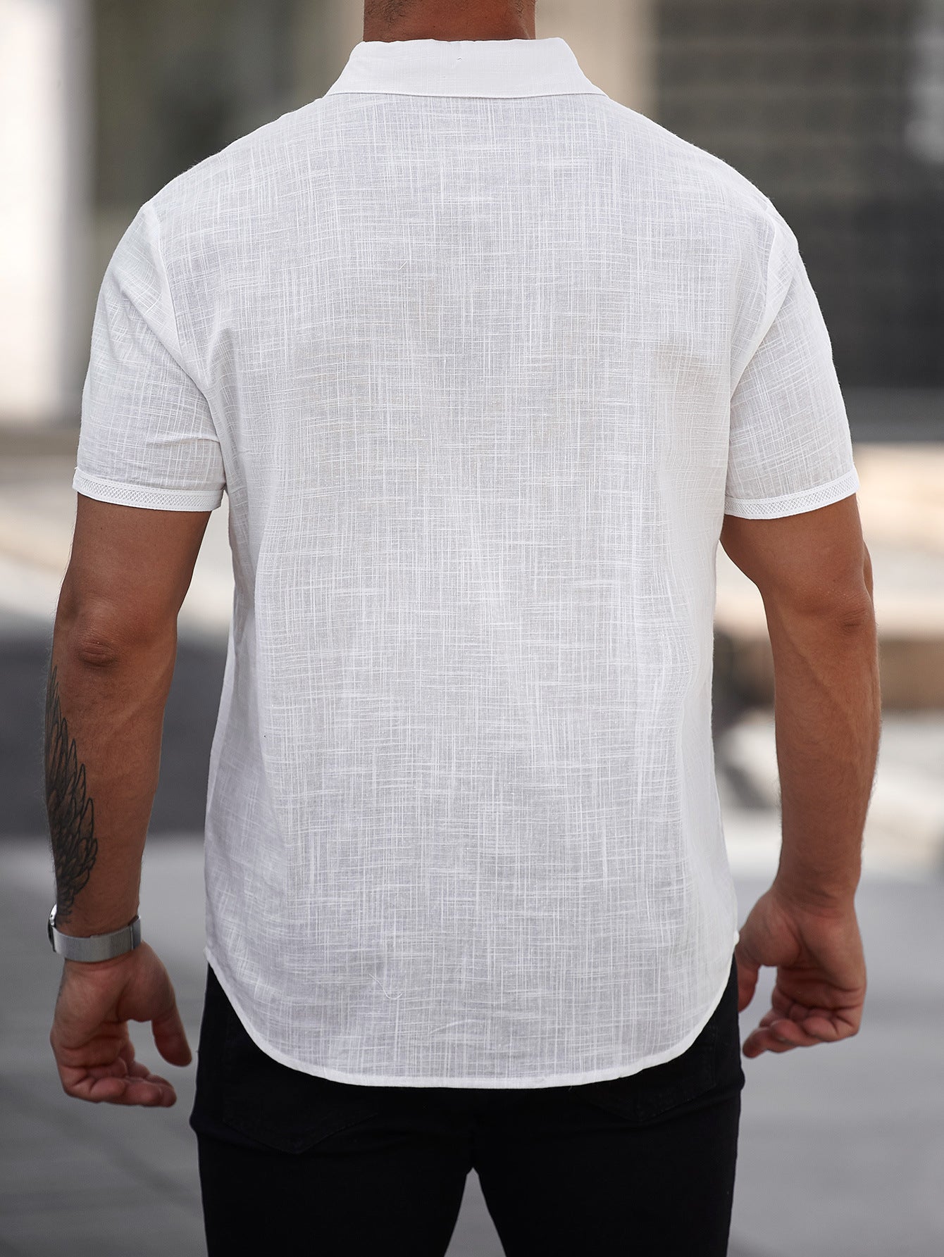 Cotton Shirt With A Pocket