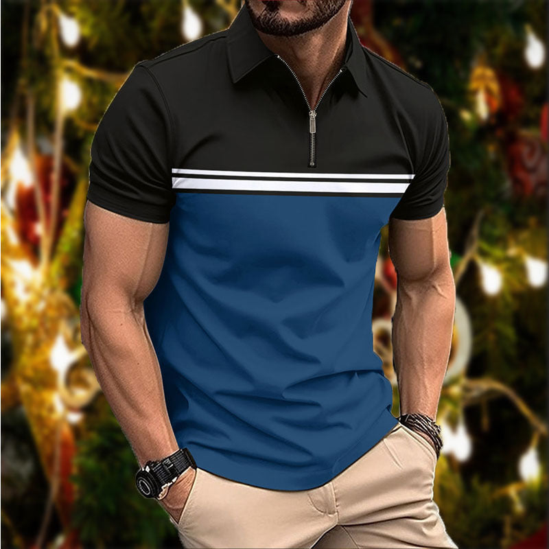 Stylish Slim-fit Polo Shirt ZVZ506