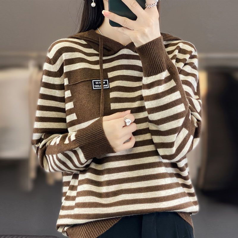 Hooded Wool Base Shirt Brown Average Size