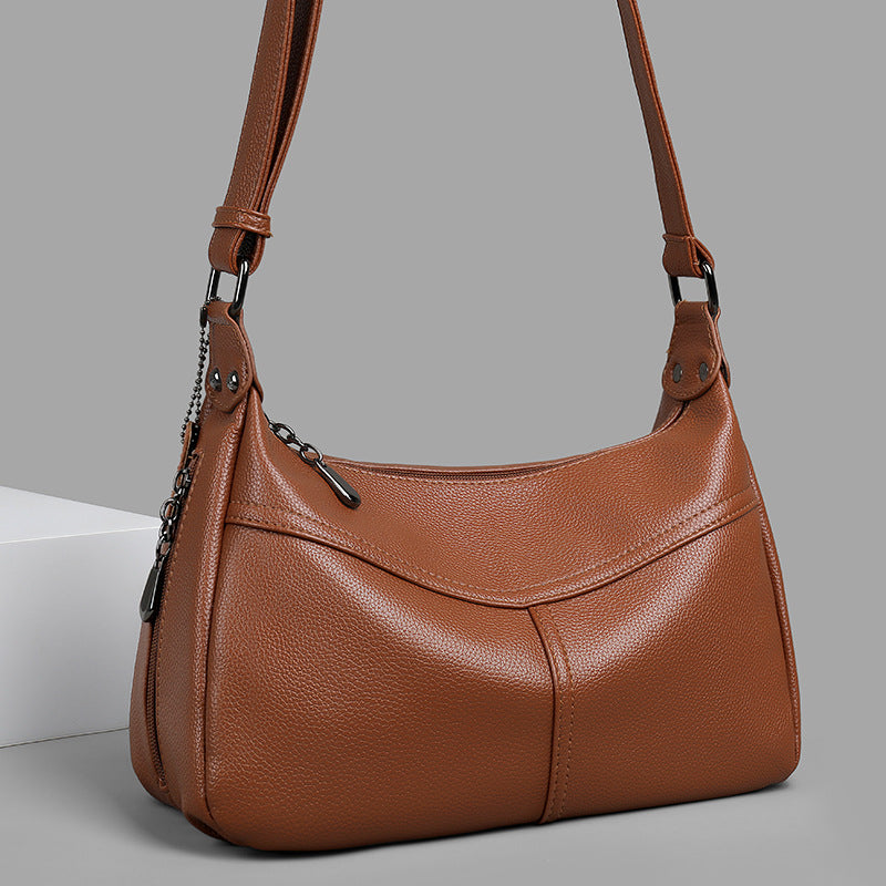 Casual Soft-surface Lightweight Large-capacity Crossbody Bag