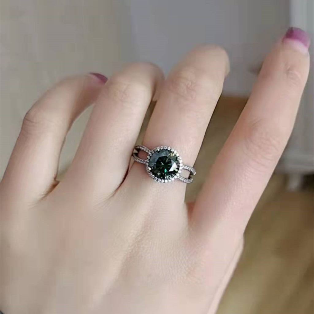 925 Silver Gold Plated Ring