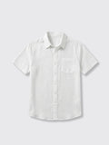 Cotton Shirt With A Pocket White