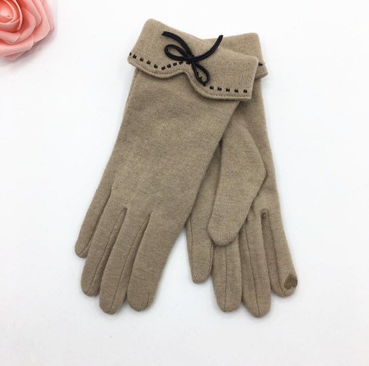 Yauvana Elegance Winter Gloves Beige