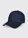Baseball Cotton Embroidery Work Cap Navy Blue L