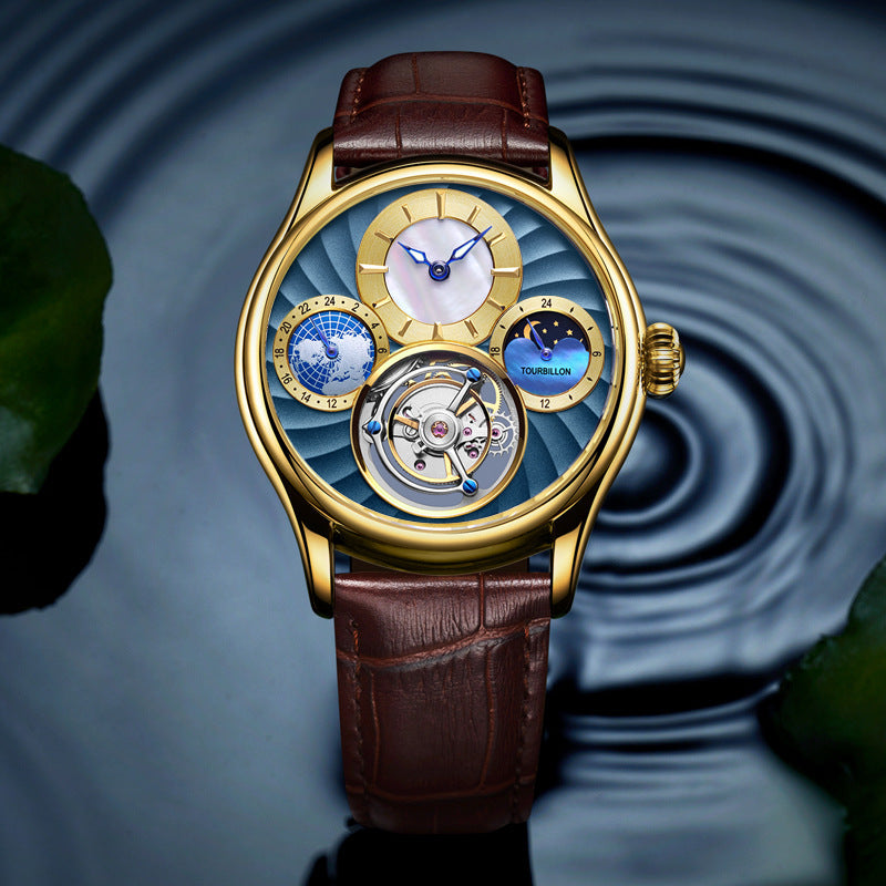 Hollow Automatic Mechanical Watch D