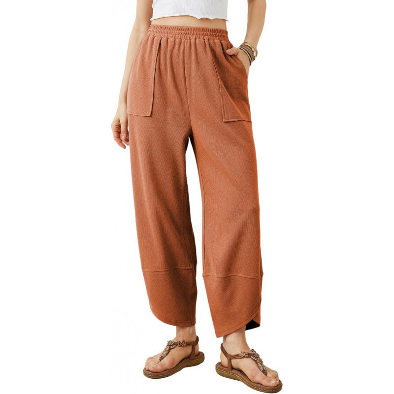 Cropped Pants Orange