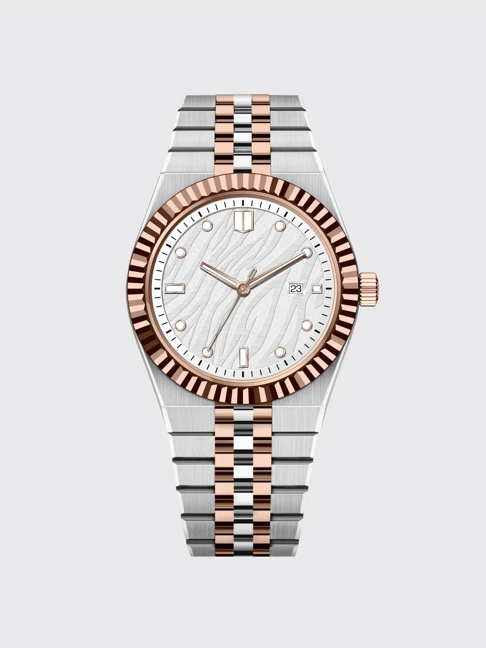 High-End Business Steel-Strap Quartz Watch