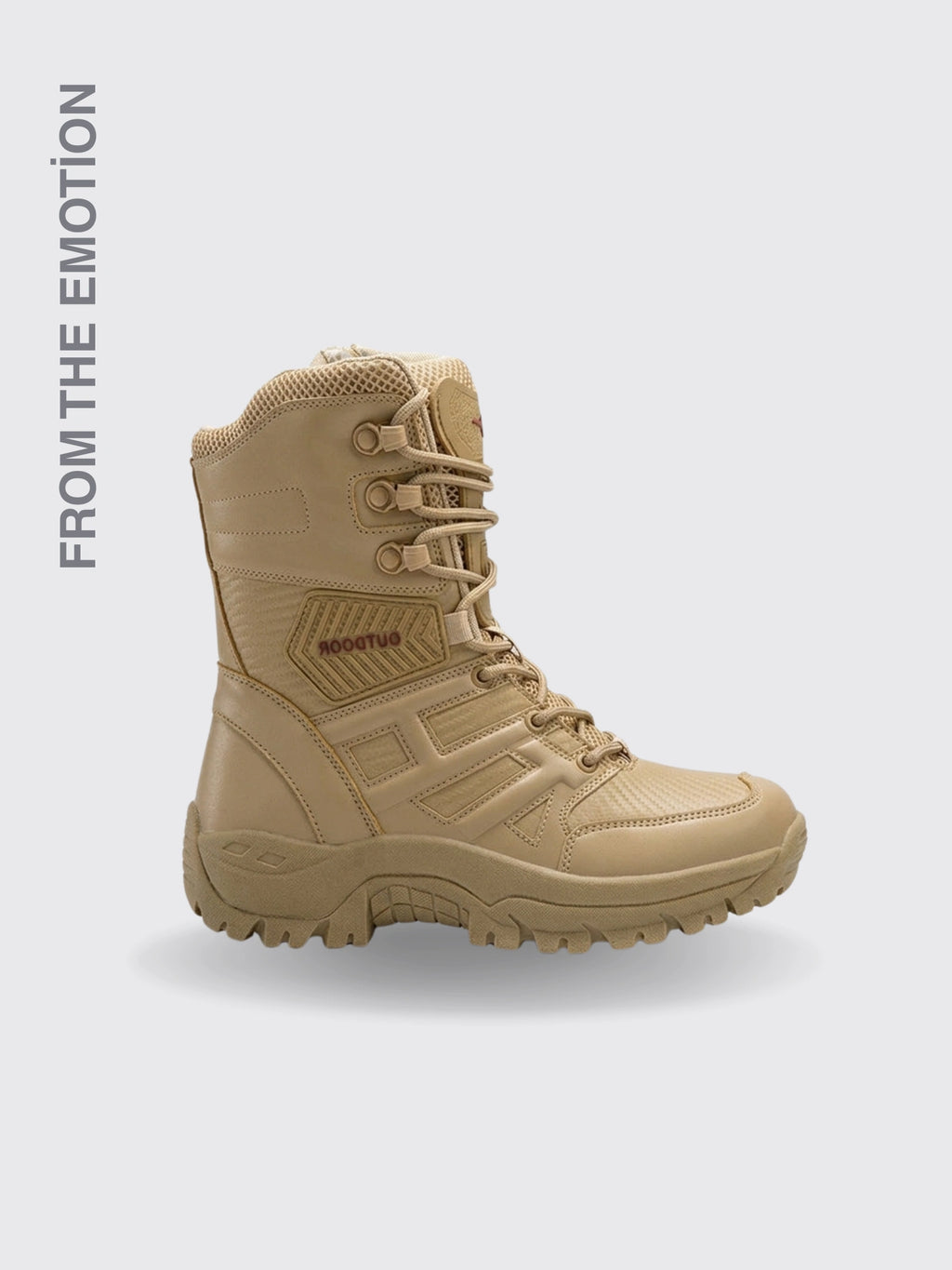 Plus Size Fan Combat Boots