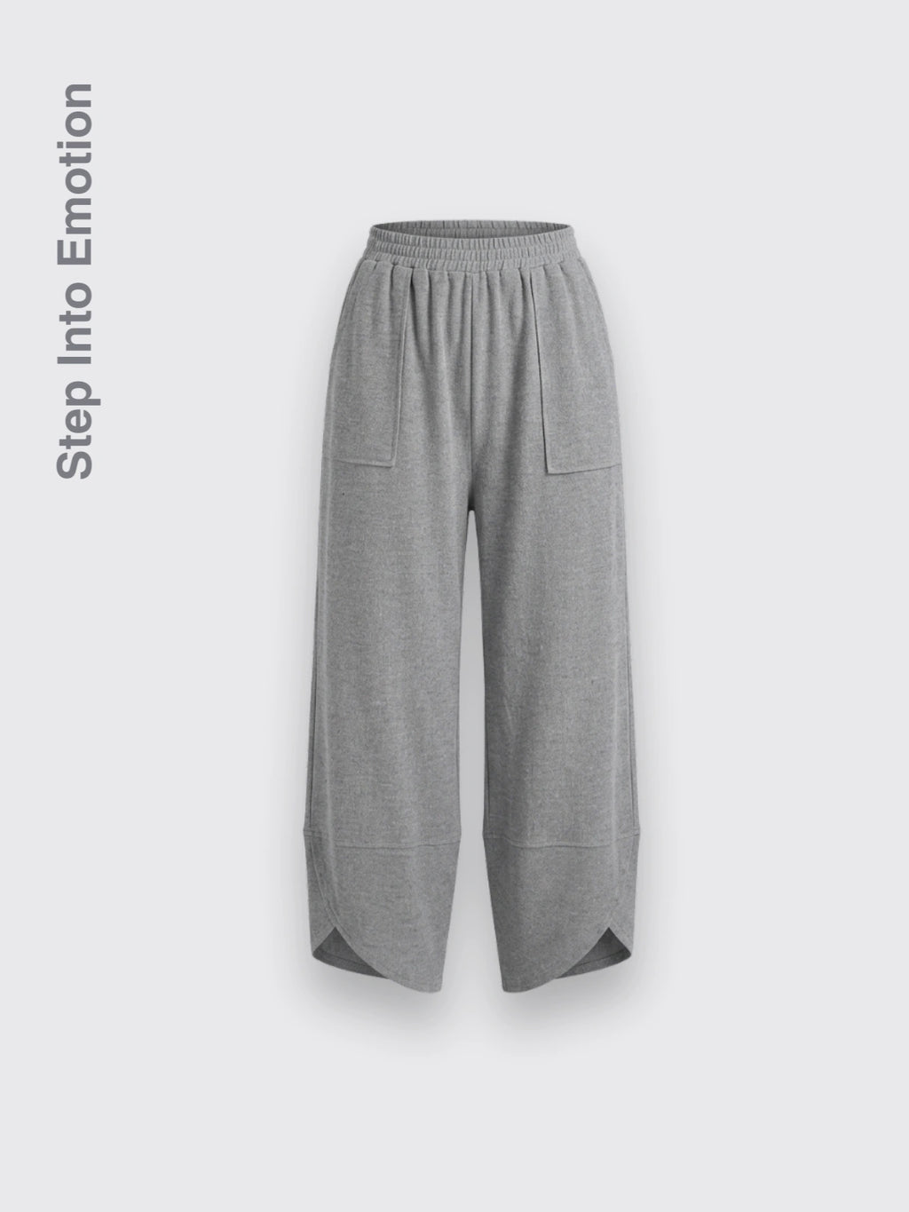 Cropped Pants Light Gray L