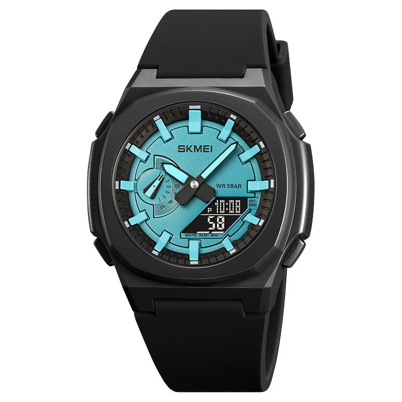 Quartz Waterproof Multi-function Chronograph Alarm Digital Watch Black Market Device
