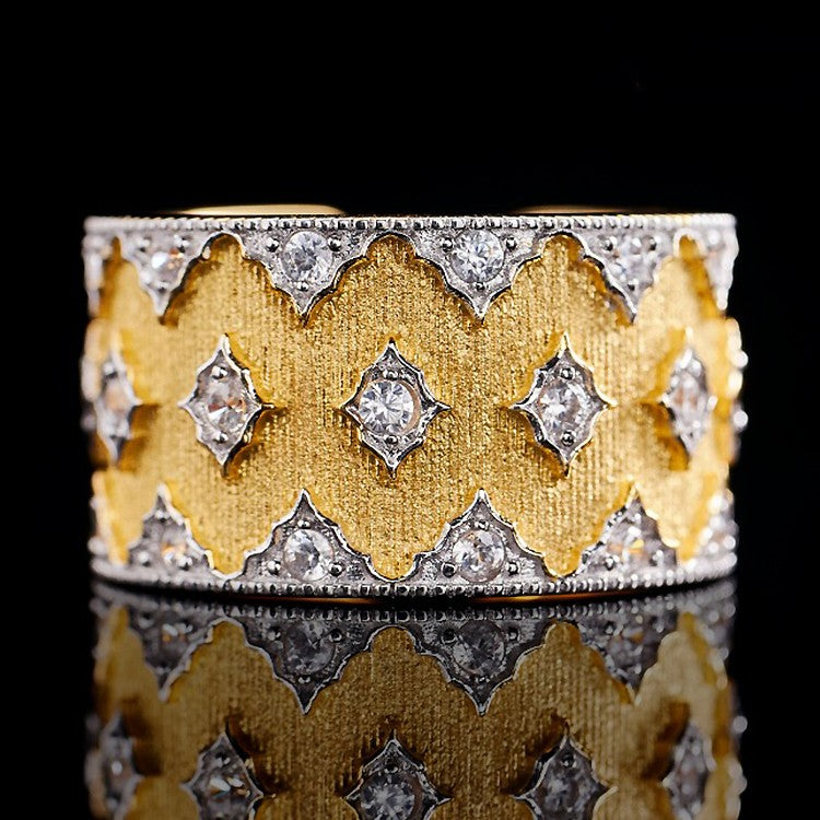 925 Silver-plated Star Wide Edition