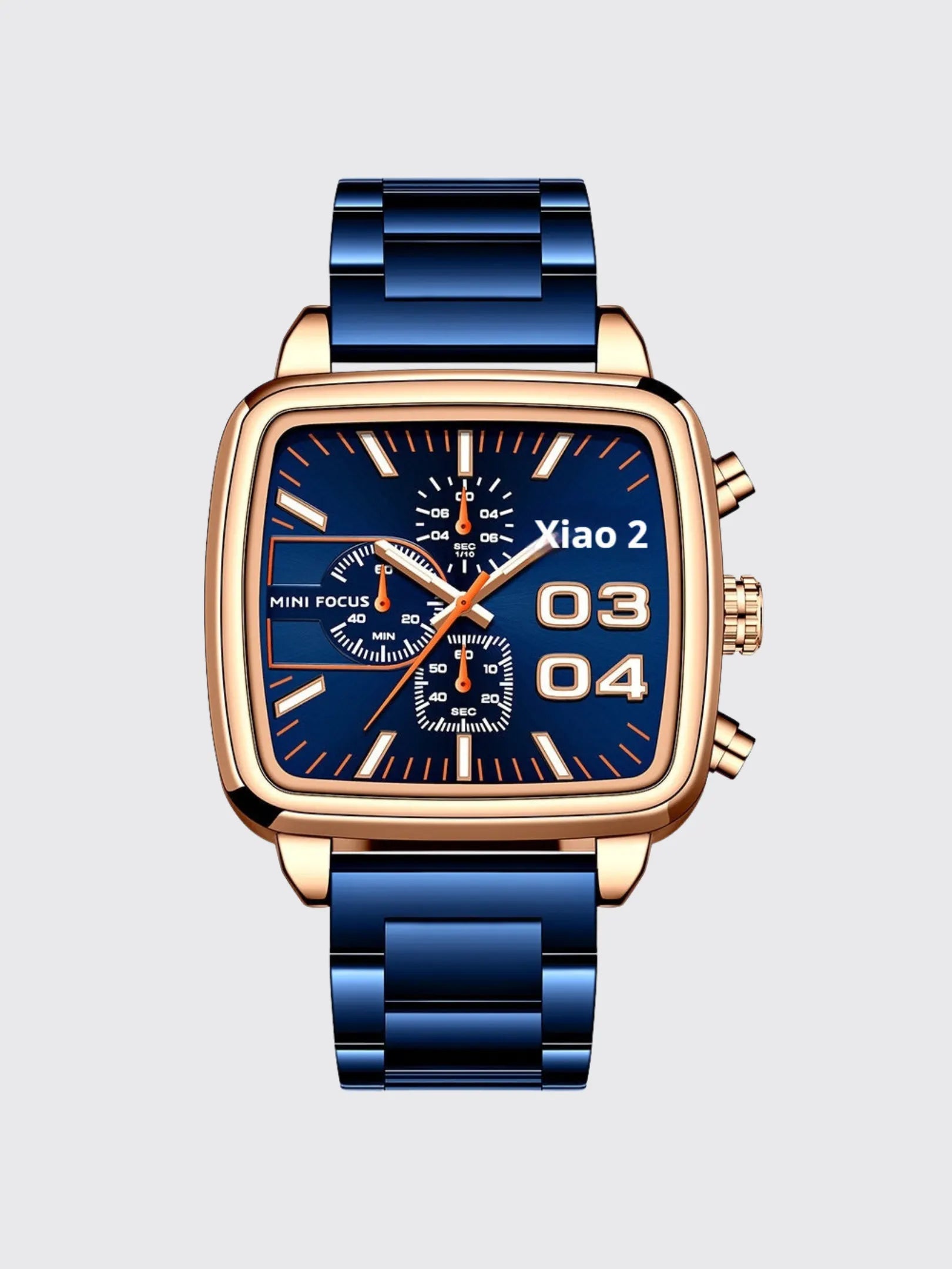 Mens Multifunctional Waterproof Quartz Watch