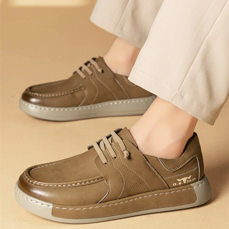 Leather Business Casual British Slip-on Shoes