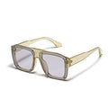 Stylish Oversized Frame Glasses For Men Light Blue Sheet