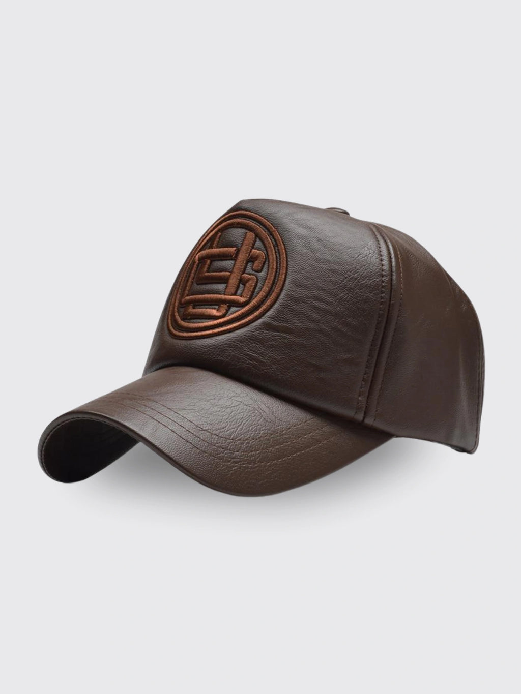 Peaked cap Dark coffee