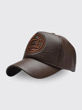 Peaked cap Dark coffee