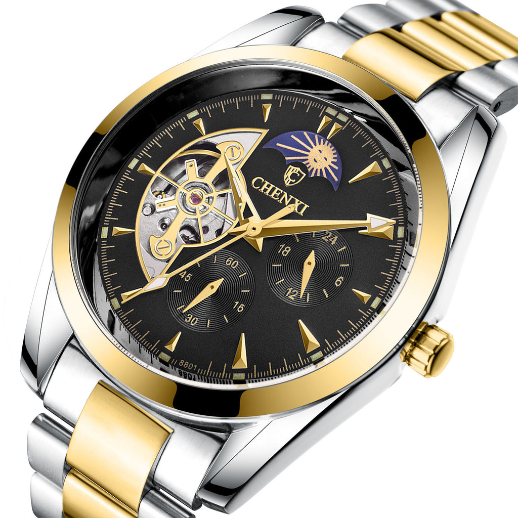 Men's Business Mechanical Watch Black