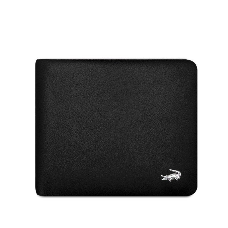 Leather Wallet Integrated Card Case Black