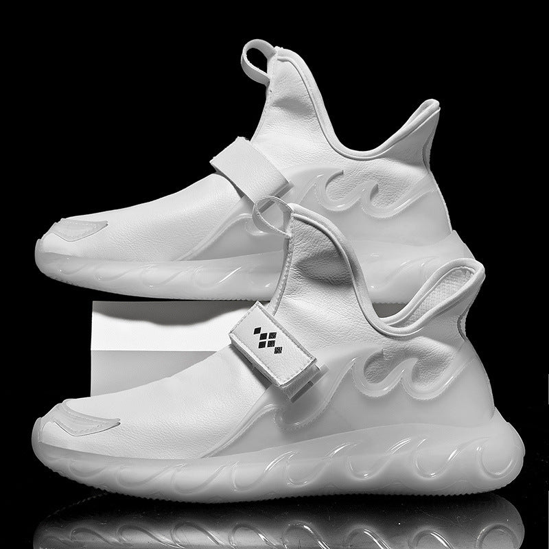Men's Leather Sneakers White