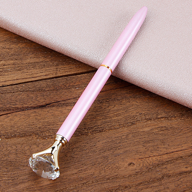 Metal Ballpoint Pen Light Pink Big drill pen 1.0