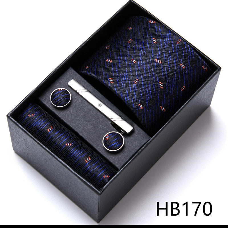 Men'S Tie Six-Piece Suit Gift Box Group Tie Business Formal Wedding Tie 5 Style