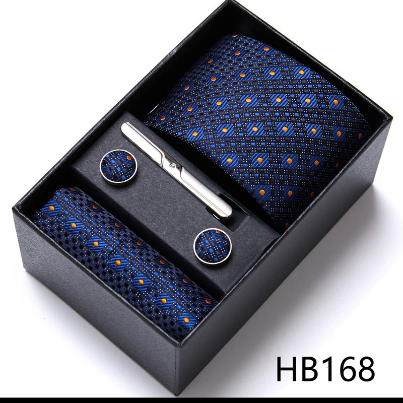 Men'S Tie Six-Piece Suit Gift Box Group Tie Business Formal Wedding Tie 3 Style