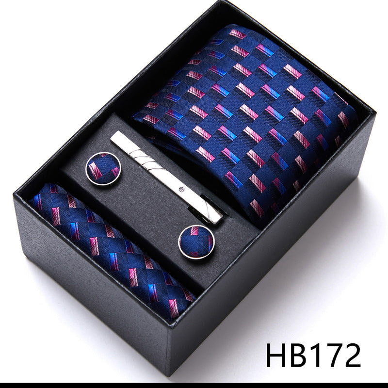 Men'S Tie Six-Piece Suit Gift Box Group Tie Business Formal Wedding Tie 7 Style
