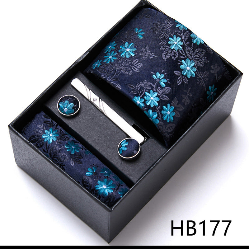 Men'S Tie Six-Piece Suit Gift Box Group Tie Business Formal Wedding Tie 12 Style
