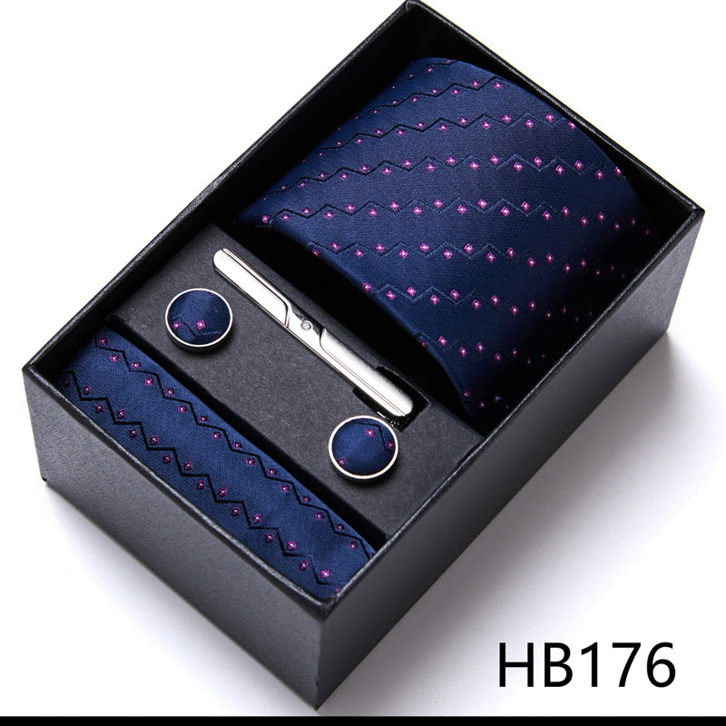 Men'S Tie Six-Piece Suit Gift Box Group Tie Business Formal Wedding Tie 11 Style