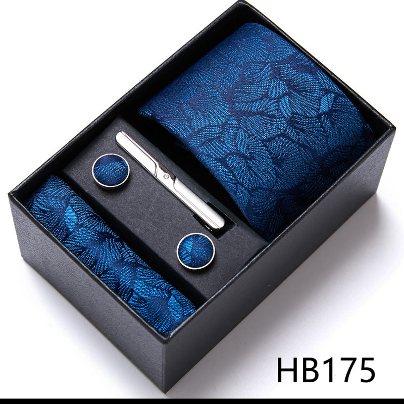 Men'S Tie Six-Piece Suit Gift Box Group Tie Business Formal Wedding Tie 10 Style