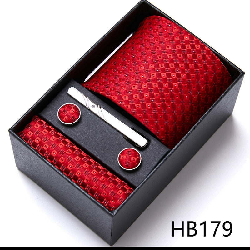 Men'S Tie Six-Piece Suit Gift Box Group Tie Business Formal Wedding Tie 14 Style