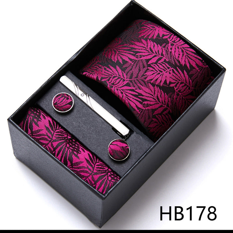 Men'S Tie Six-Piece Suit Gift Box Group Tie Business Formal Wedding Tie 13 Style