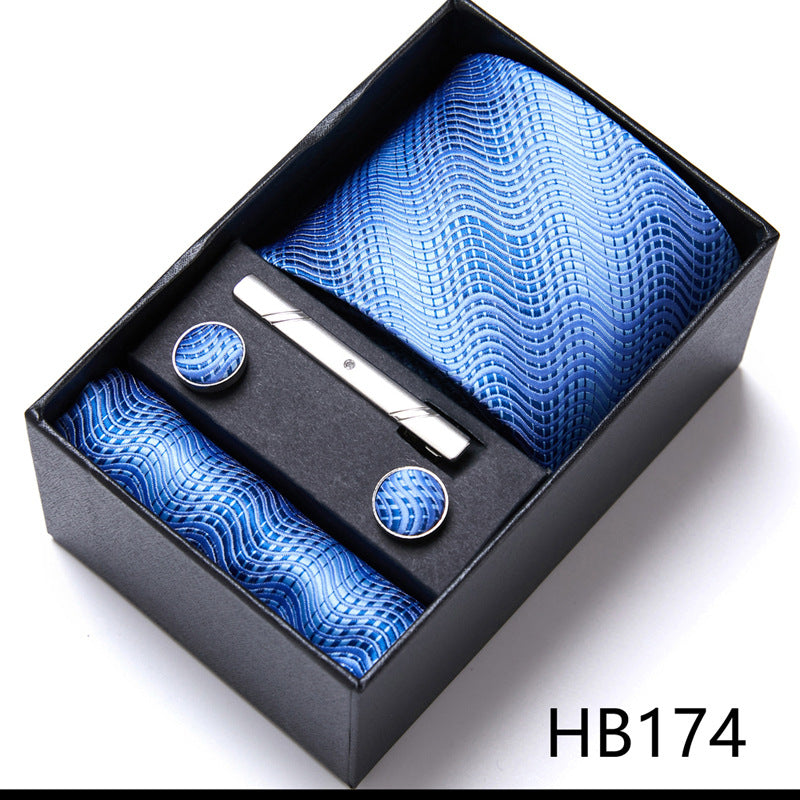 Men'S Tie Six-Piece Suit Gift Box Group Tie Business Formal Wedding Tie 9 Style
