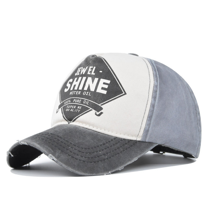 Retro Contrast Color Baseball Cap