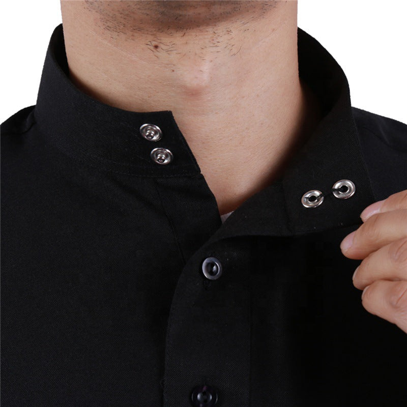 Qatar Style Cotton And Linen Long-Sleeved Worship Robe