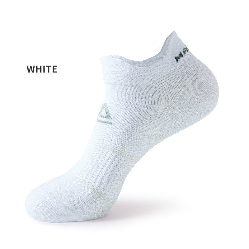 Socks Men And Women Shallow Mouth Socks Thin Socks White