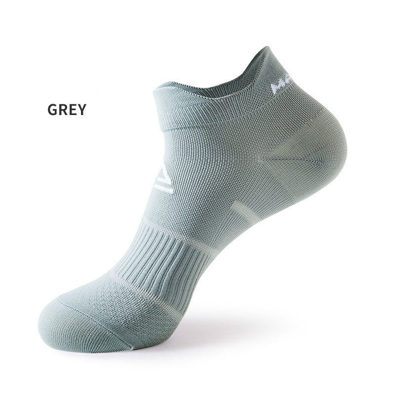 Socks Men And Women Shallow Mouth Socks Thin Socks Grey