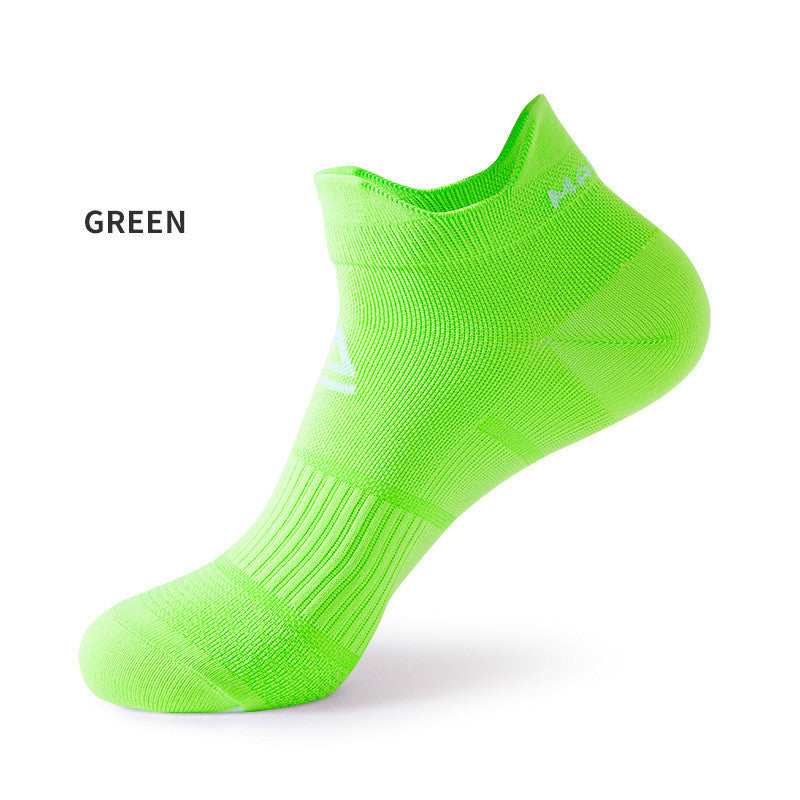 Socks Men And Women Shallow Mouth Socks Thin Socks Green