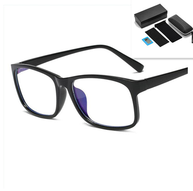 Anti-blue glasses student glasses Black pack set