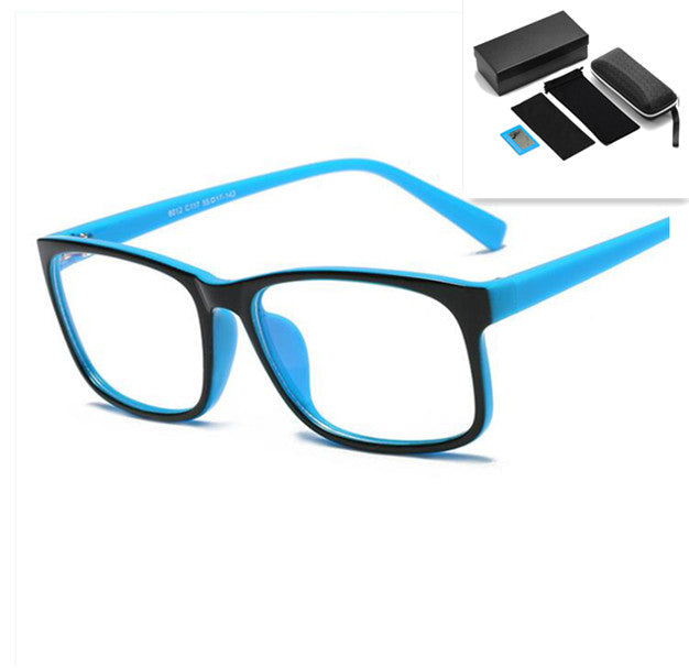 Anti-blue glasses student glasses Blue Leg pack set