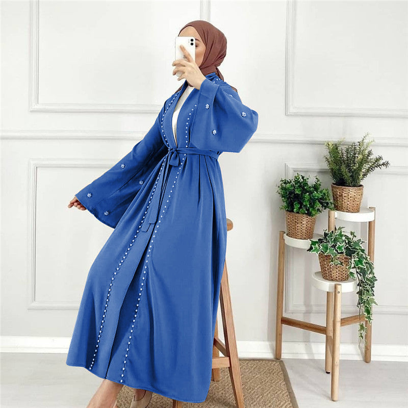 Eid Kaftan Moroccan Abaya Blue