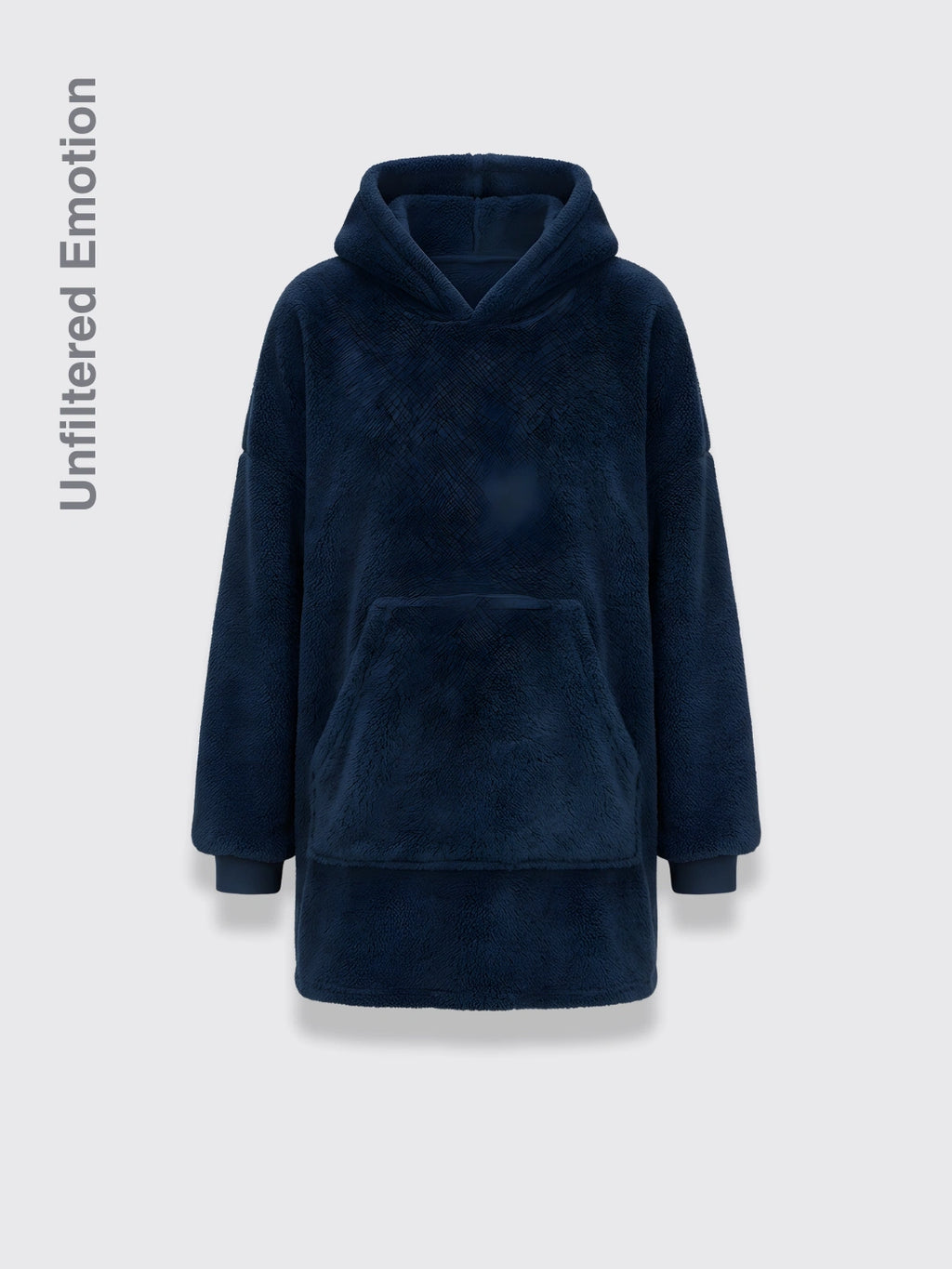 Hoodie Sweatshirt With Big Pocket Wearable Blanket